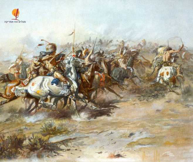 alt="ציור-של-קרב-ליטל-ביגהורן-מונטנה">