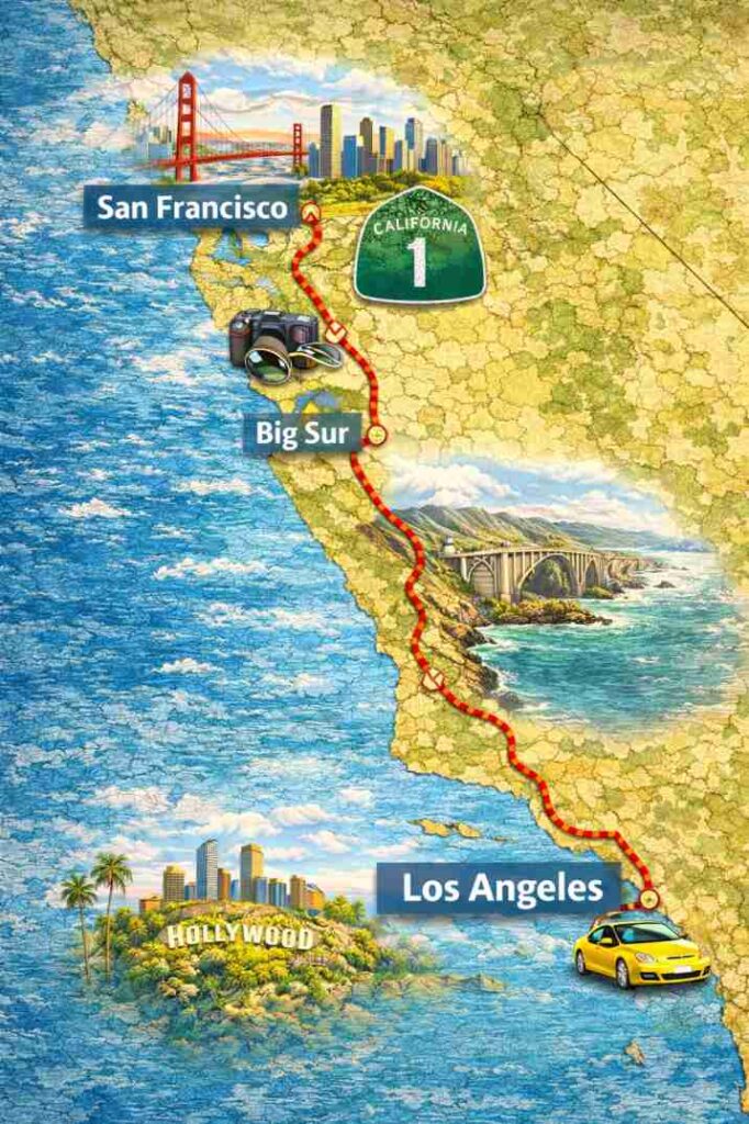 alt="מפת-כביש-מספר-1-קליפורניה">